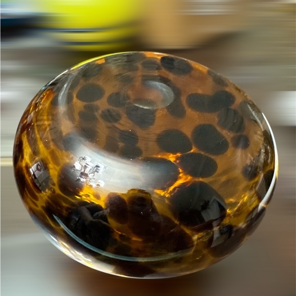 VINTAGE HANDBLOWN GLASS VASE - Picture 7 of 8